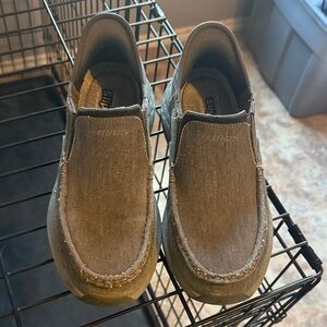 Skechers Men's Tan Slip-On Loafers